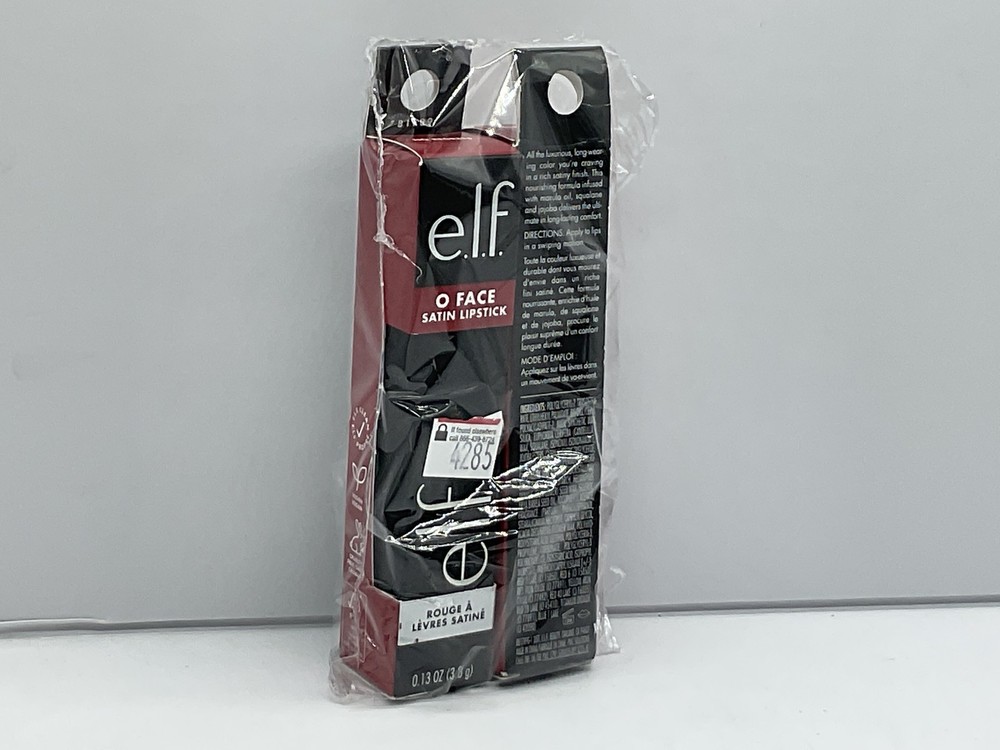 2 PACK e.l.f. O FACE Satin Lipstick in No Regrets 0.13 oz