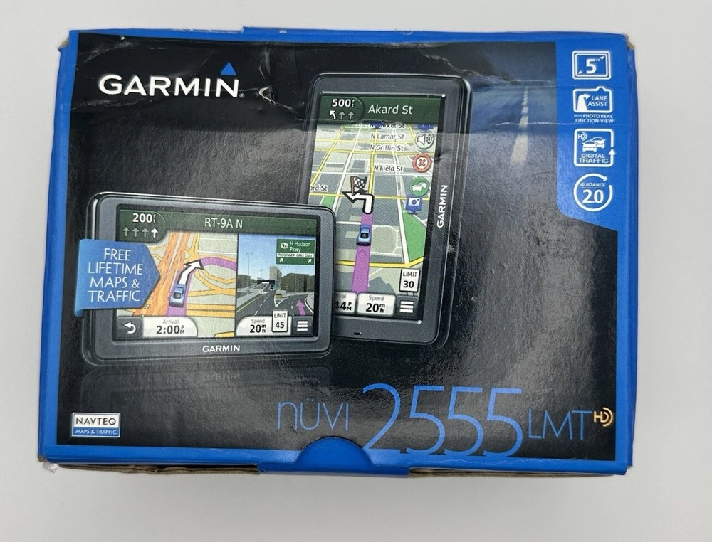 Garmin Nuvi 2555LMT 5-inch GPS with Lifetime Maps for Cars and Vehicles  