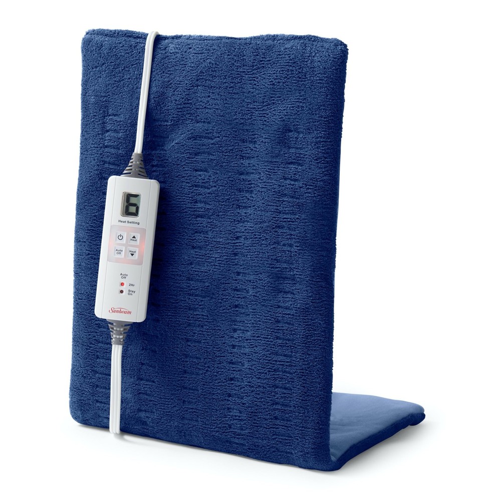 Sunbeam XpressHeat Premium Heating Pad - Blue, King Size, 12 in x 24 in