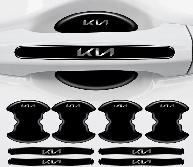 8* Car Door Bowl Handle Anti-scratch Protection Film Sticker Accessories For KIA