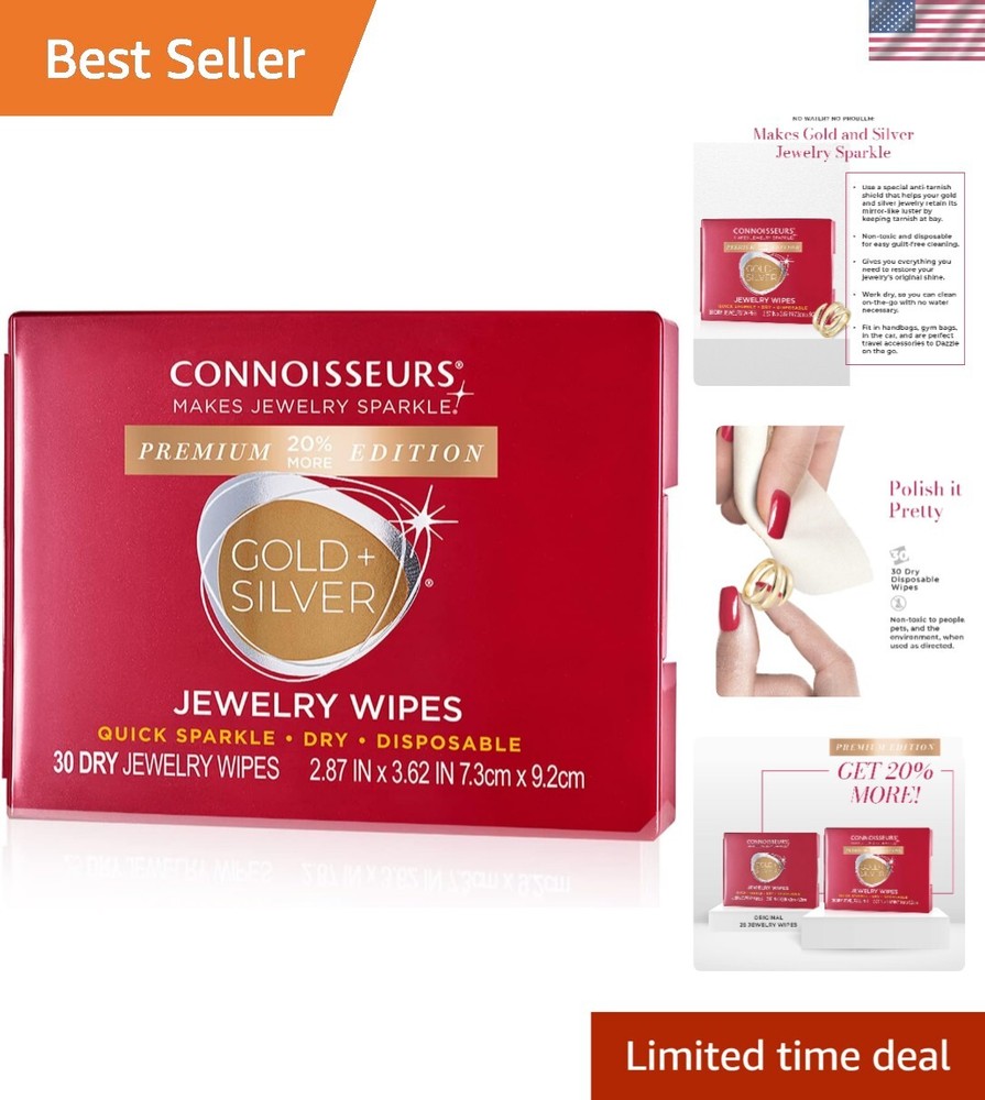 Compact Jewelry Wipes for Quick Polishing and Protection