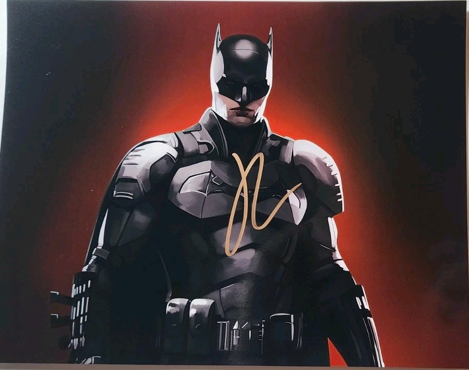 Batman ROBERT PATTINSON Autographed 8.5x11  Photo - with COA