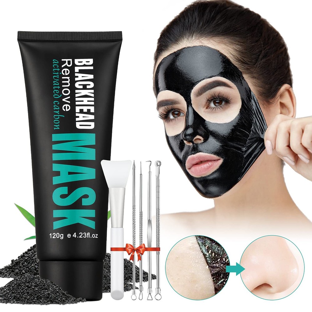 Activated Charcoal Peel Off Mask for Blackhead Removal & Skin Purification