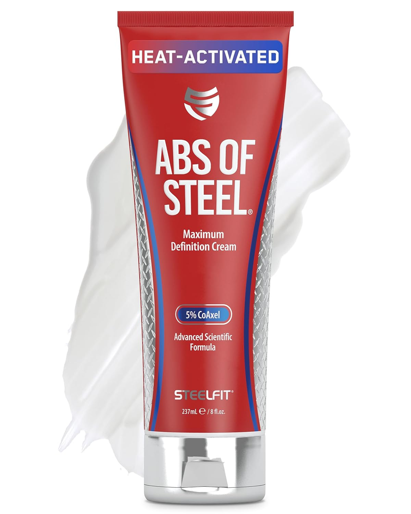 Steelfit Abs of Steel | Maximum Definition Skin Firming Lotion | 30-45 Days