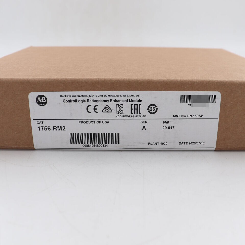 New Allen-Bradley 1756-RM2 SER A ControlLogix Redundancy Enhanced Module 1756RM2
