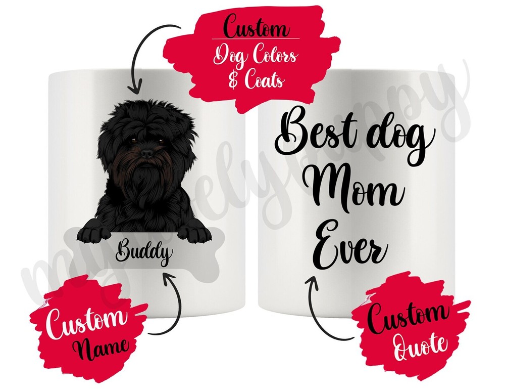 Personalized Affenpinscher Mom Dad Gifts Affen Owner Coffee Mug Affie Gifts For