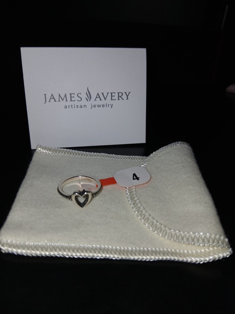 James Avery Silver Heart Ring