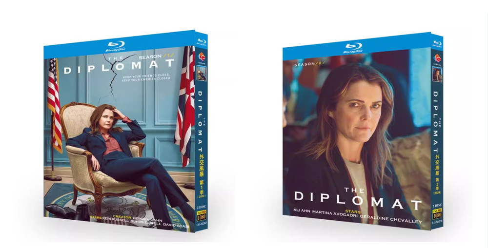 The Diplomat Season 1-2Movie Blu-Ray DVD BD 4Disc All Region Box Set