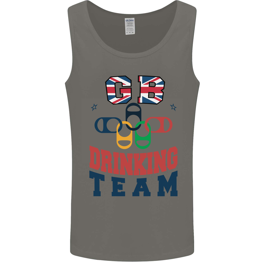 GB Drinking Team Funny Stag Do Doo Beer Mens Vest Tank Top