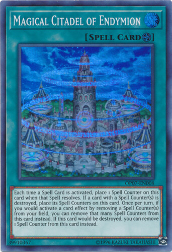 Magical Citadel of Endymion OP07-EN008 Super Rare Unlimited x3 Cards