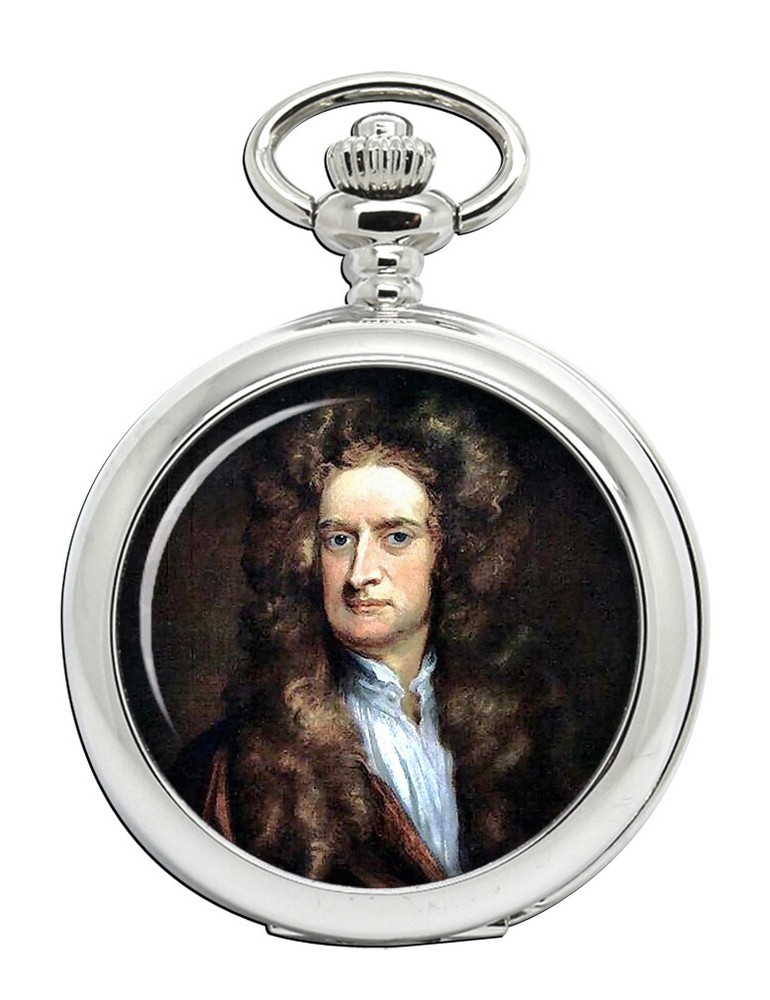 Sir Isaac Newton Inspired Vintage Pocket Watch  