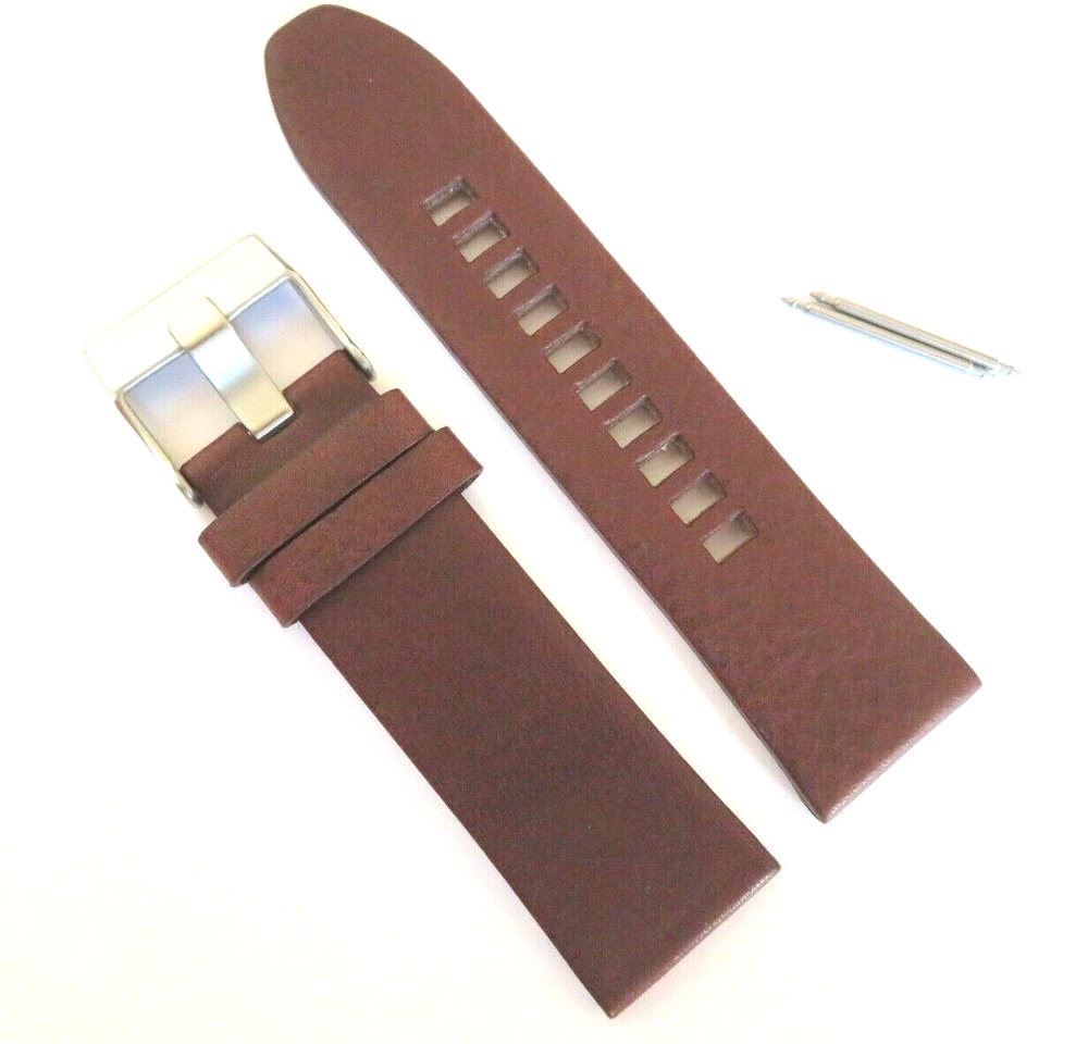 Diesel Original Replacement Leather Strap DZ4281 Watch Band Brown