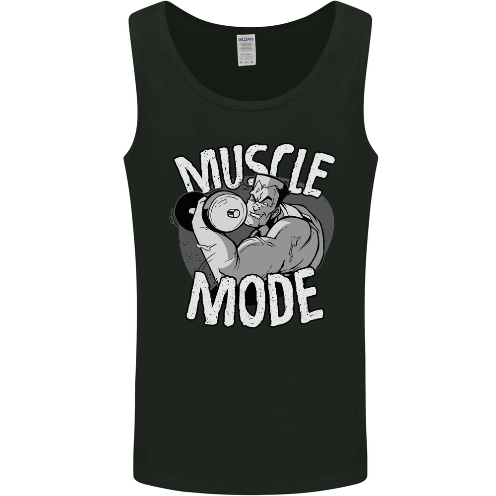 Gym Muscle Mode Bodybuilding Weightlifting Mens Vest Tank Top