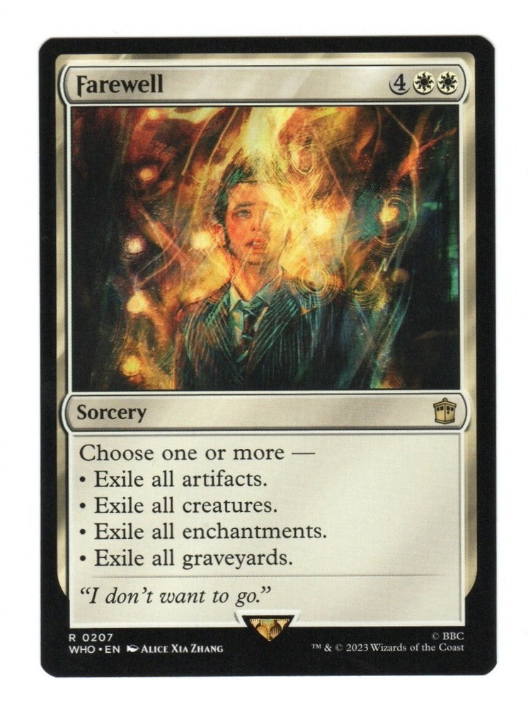 MTG - Farewell  - Normal - Universes Beyond: Doctor Who - Near Mint