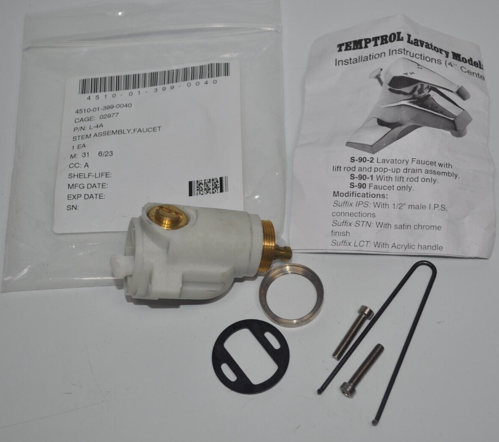 Symmons Temptrol L-4A Single Lever Cartridge Replacement for Lavatory Faucets