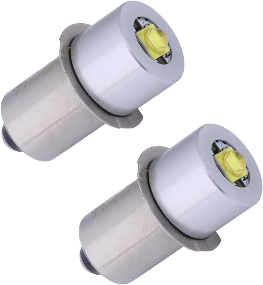 3W Maglight LED Bulb Replacement for C&D Cell Flashlights 2-Pack