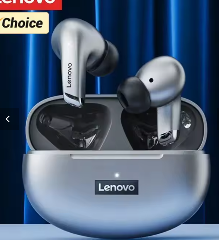 Lenovo LP5 Pro TWS Bluetooth 5.4 Earbuds 🎧 HiFi Sound, Sport, MIC,Touch Control