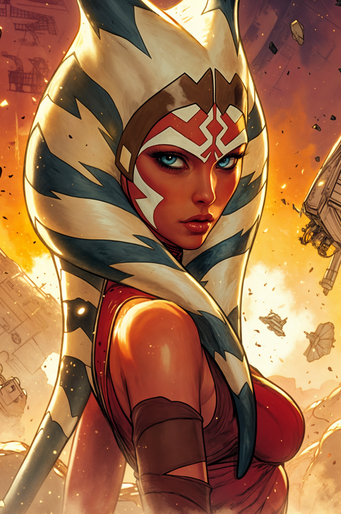 AHSOKA TANO V Fine Art Print 13x19 Limited Edition 1 of 30 Star Wars Clone
