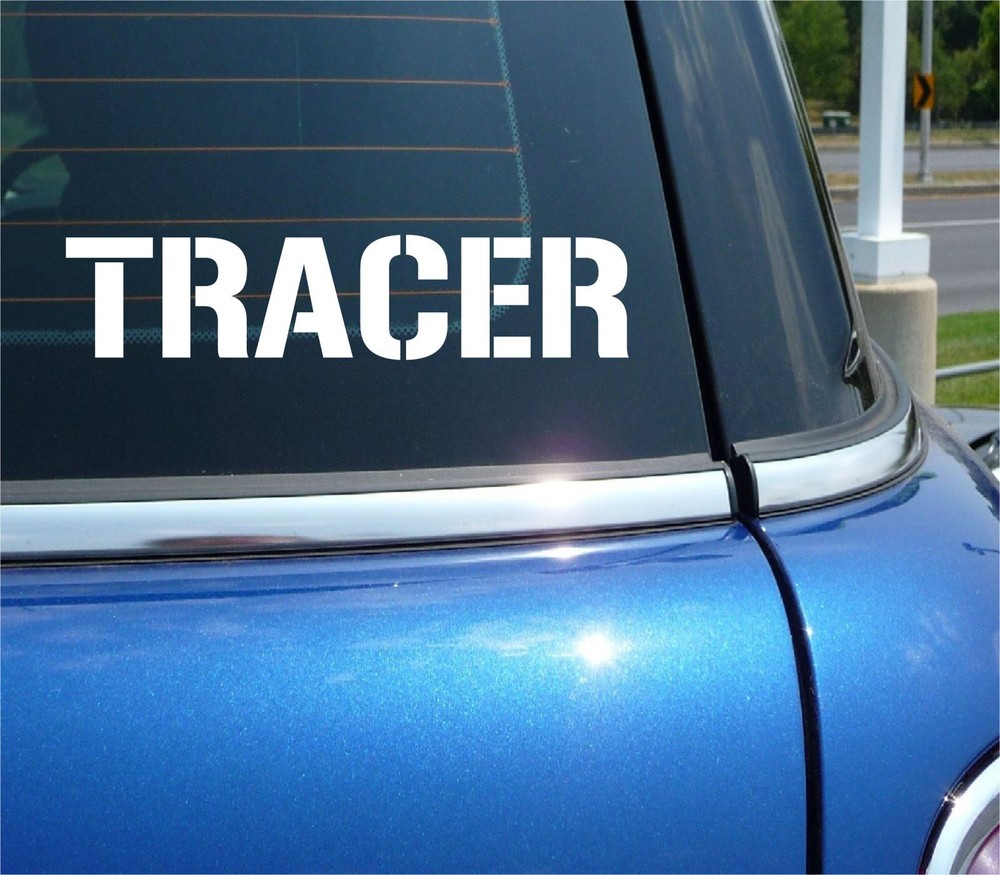 TRACER VINYL DECAL STICKER FOR AMMO CAN BULLET BOX SHELL CALIBER RIFLE CAR
