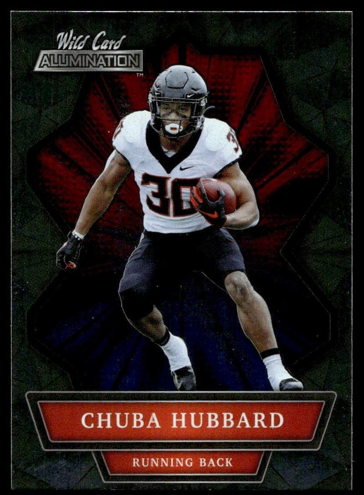 2021 Wild Card Alumination Chuba Hubbard Rookie Carolina Panthers #ABC-24