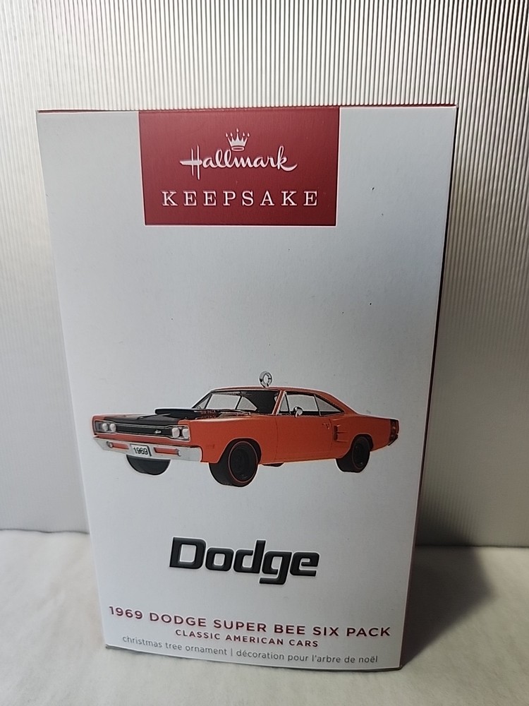 Hallmark Keepsake 2025  1969 Dodge Super Bee Six Pack Classic American Ornament