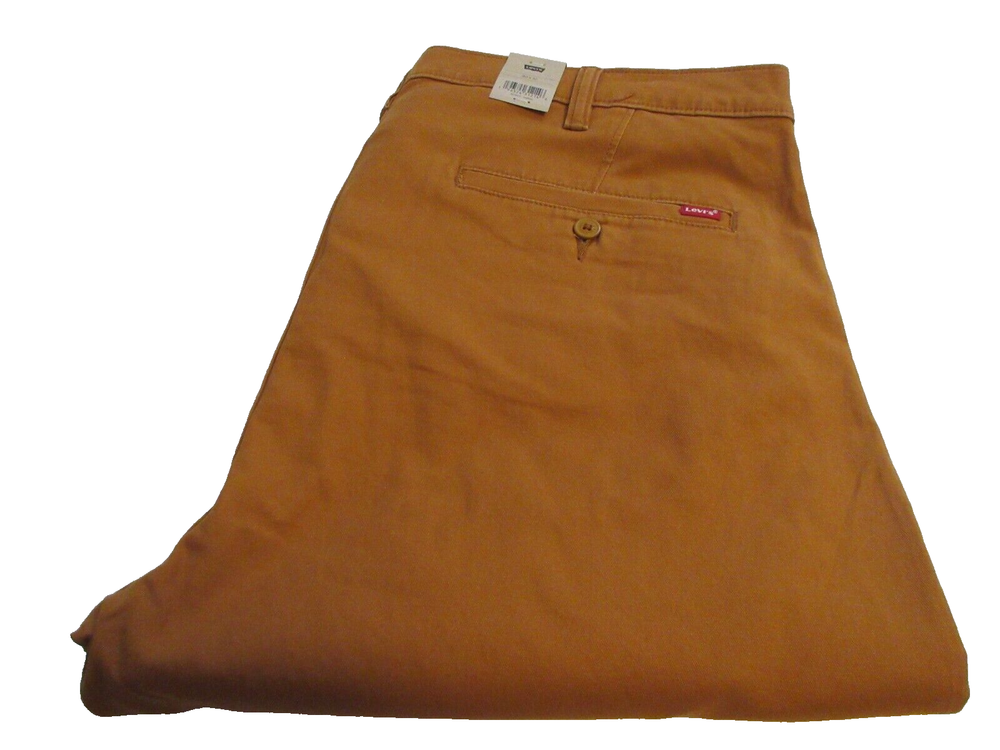 Levi's XX Chino Standard Taper Stretch Mustard Khaki Pants Size 40/32