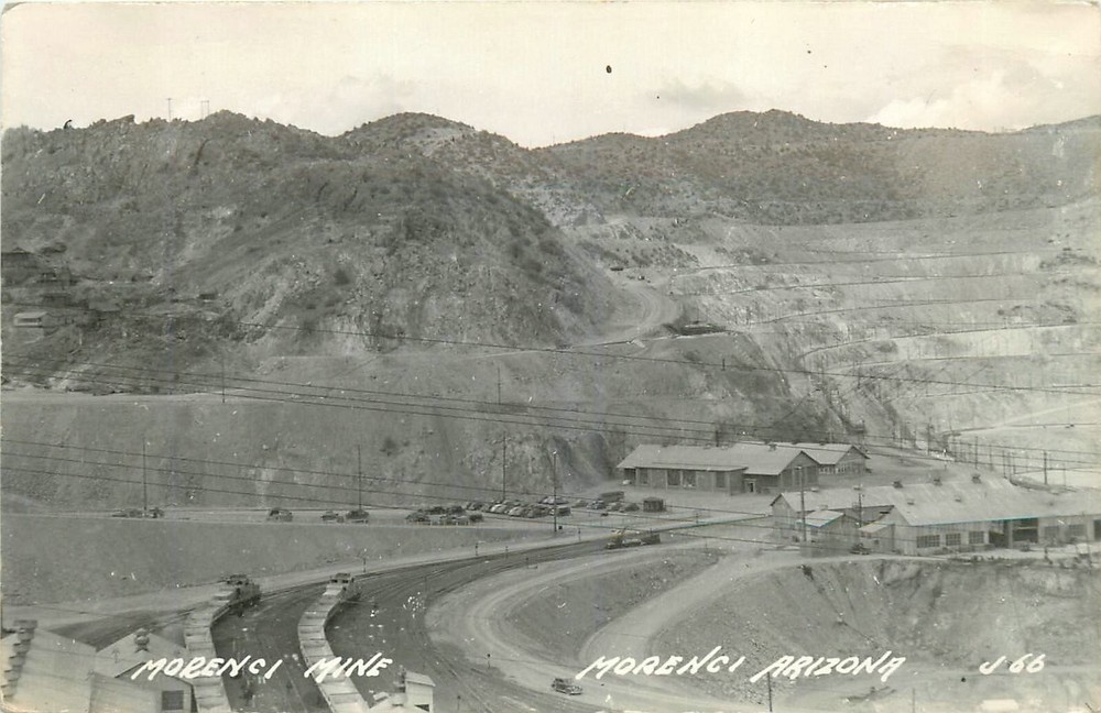 1940s Morenci Arizona mine occupation Cook J-66 RPPC Postcard 25-5932
