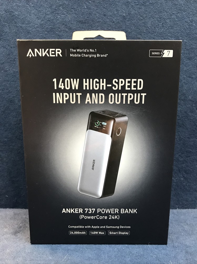 Anker PowerCore 24000mAh Black Portable Charger High-Capacity