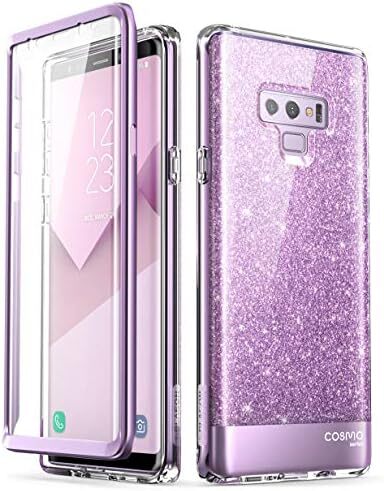 Cosmo Full-Body Bumper Protective Case for Galaxy Note 9 2018 Release, Marble