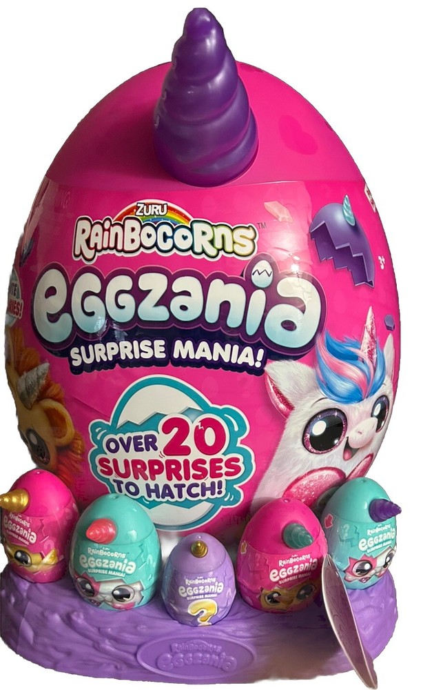 Rainbocorns Eggzania Surprise Mania by ZURU BRAND NEW