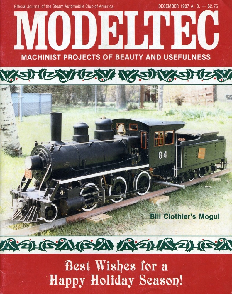 MODELTEC V 4 N 8 December 1987 Bill Clothier's Mogul