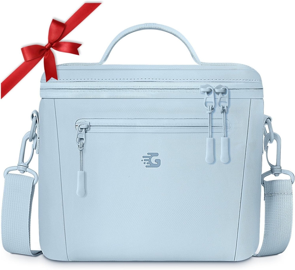 Insulated Lunch Box Bag Women Girls - Waterproof Leakproof Lightweight Reusable