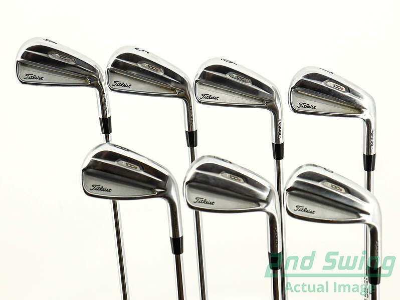 Titleist 2021 T100S Iron Set 4-PW Stiff Steel Right Handed +1/2 Inch Extended