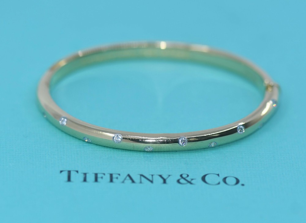 Tiffany & Co Etoile 18K Yellow Gold Diamond Bracelet