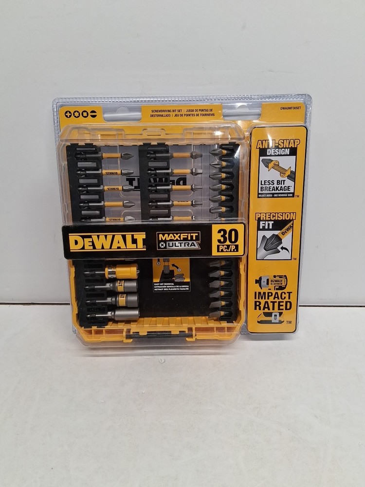 DEWALT MAXFIT ULTRA 1/4 in. Hex Steel Screwdriving Bit Set (30-Piece)