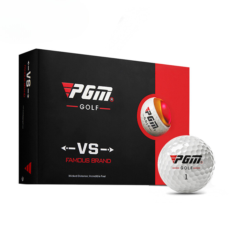 Premium 3-Layer Synthetic Rubber Golf Balls Gift Box Set