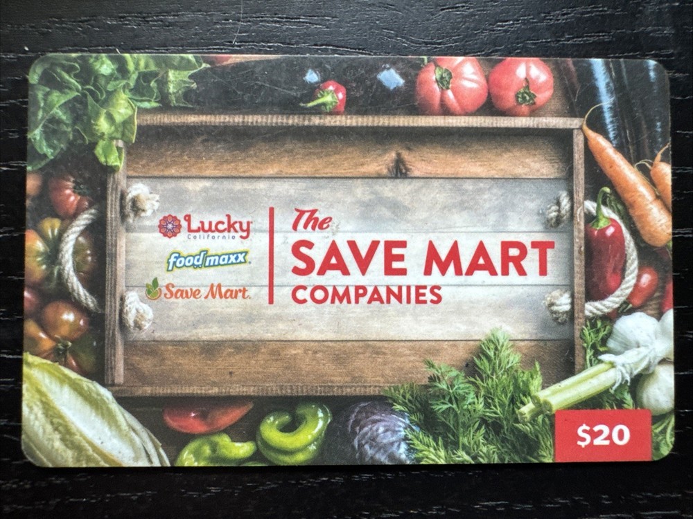$20 Gift Card for Save Mart S-Mart Lucky Food Maxx & Maxx Value Stores-image