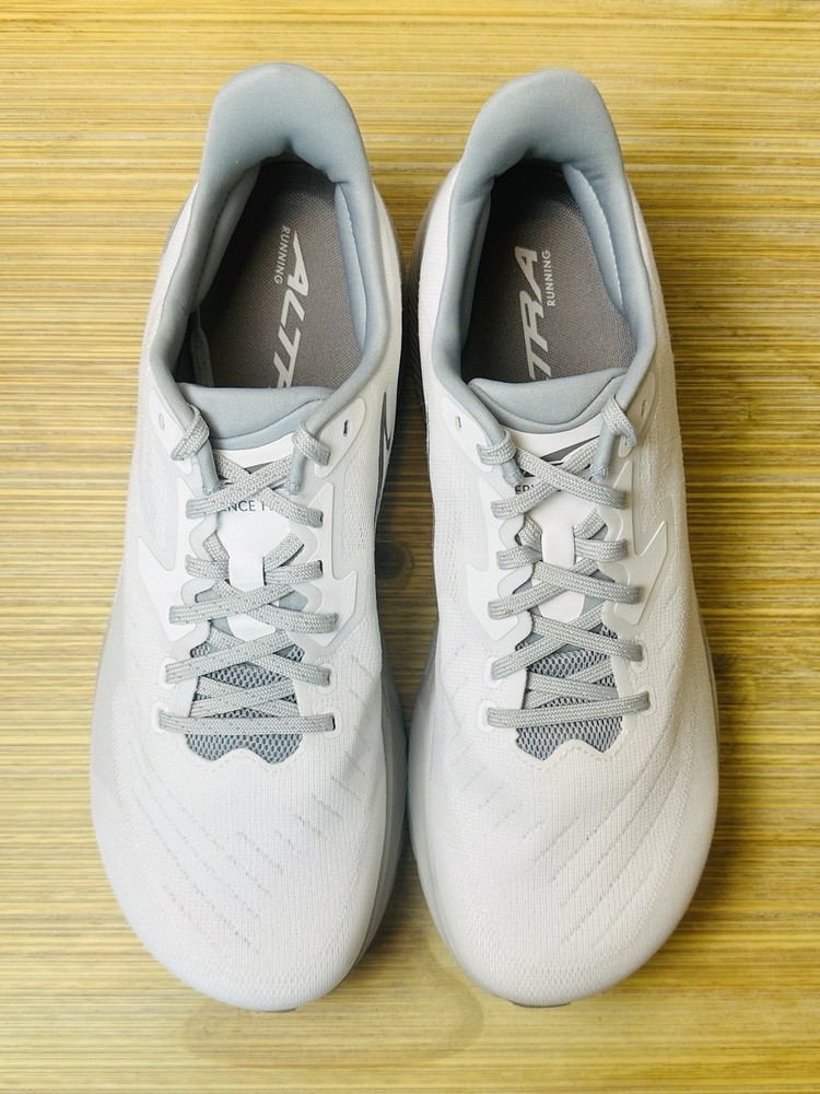 Men's Altra Experience Flow White Grey Running Shoes US 11.5