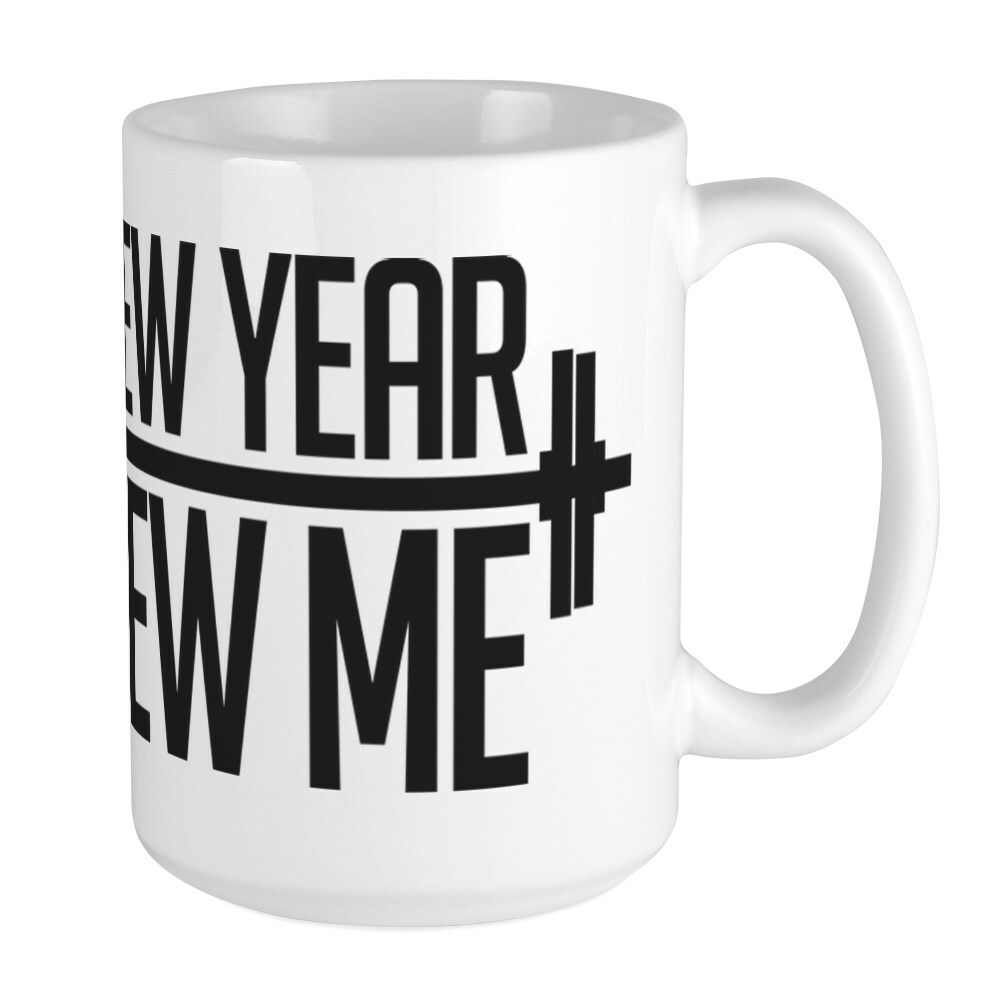 CafePress New Year New Me Coffee Mug, Large 15 oz. White Coffee Cup (2025335704)