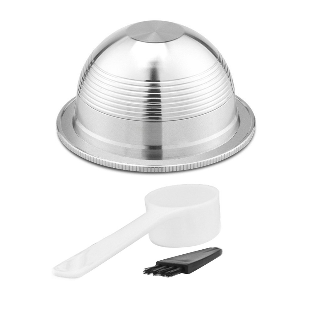 New For Delonghi ENV135 230ml Steel Reusable Refillable Coffee Pod Capsule