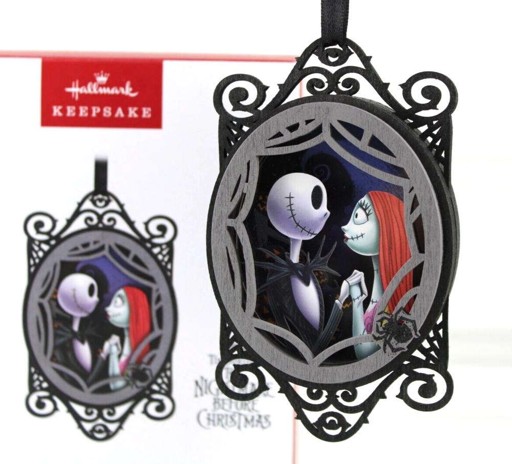 Disney Nightmare Before Christmas Jack and Sally 2024 Hallmark Ornament