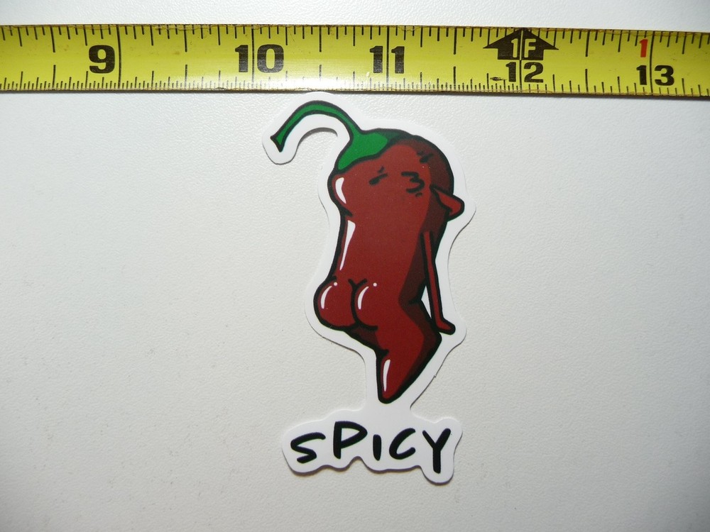 Sarcastic Spicy Lady Pepper Funny Attitude Sticker Decal