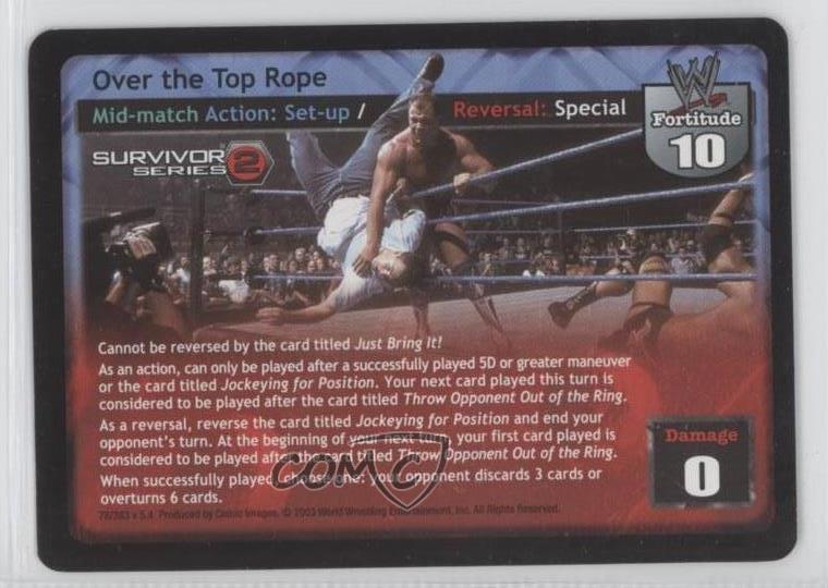 2002 WWE Raw Deal Trading Card Game Expansion 5: Mania Kurt Angle HOF