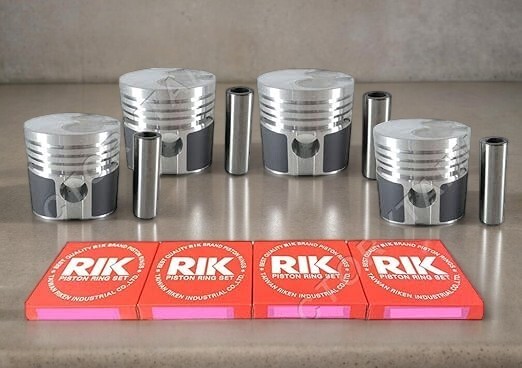 Piston + Ring - Set STD 73mm for MITSUBISHI K4D  X 4 PCS
