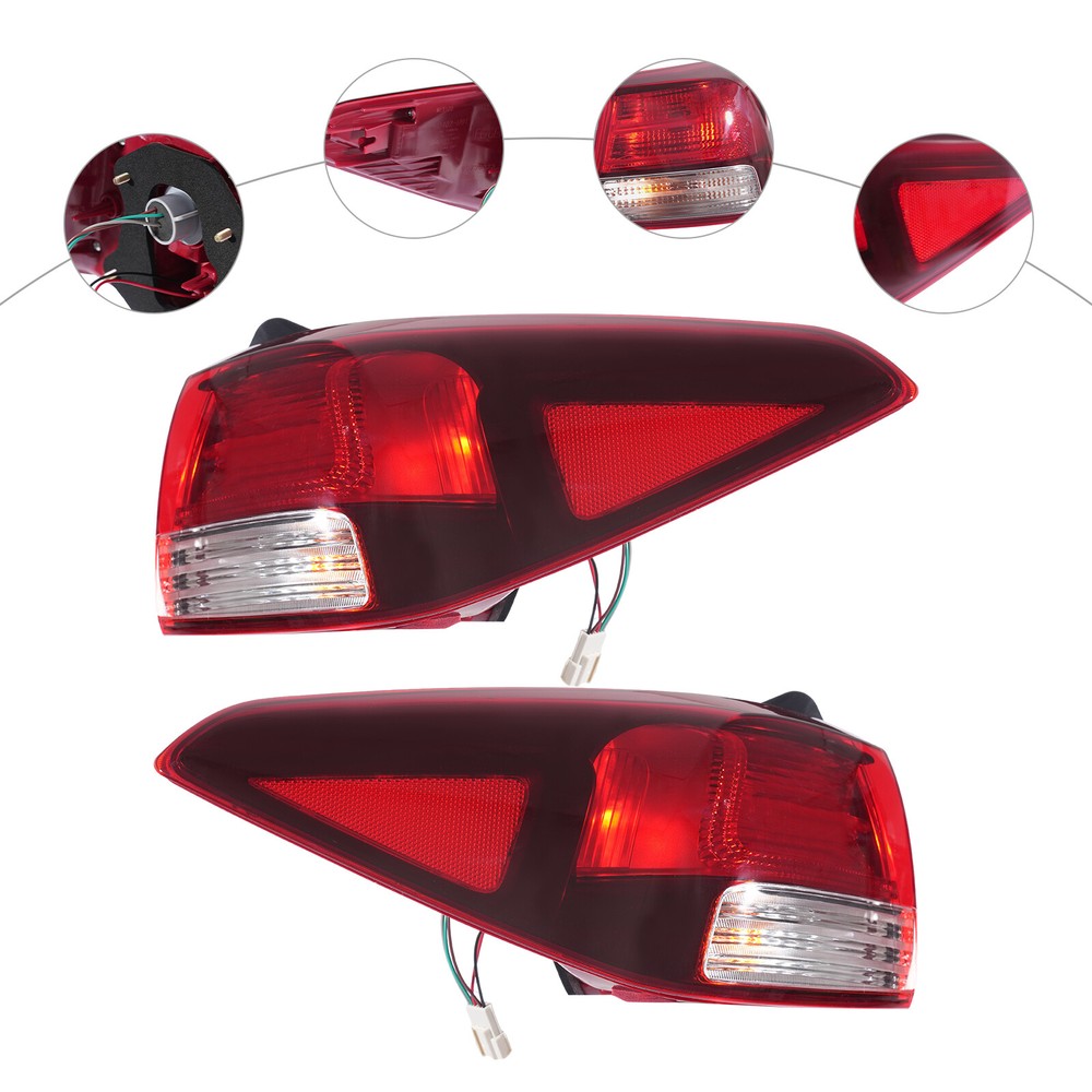 For 2018-2023 Kia Rio Left & Right Side Outer Tail Light Assembly Tail Lamp NEW