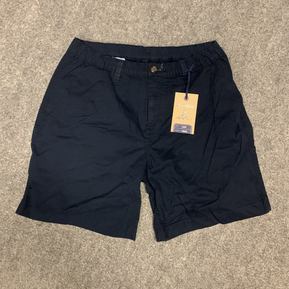 NWT Chubbies The Armadas 7” Flat Front Stretch Twill Short Size Large Sz L