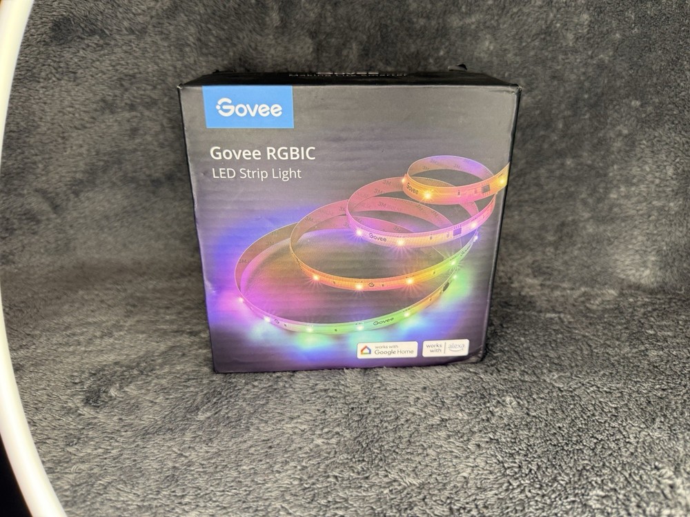 Govee 65.6ft RGBIC WiFi LED Strip Lights Smart Alexa Compatible H618E