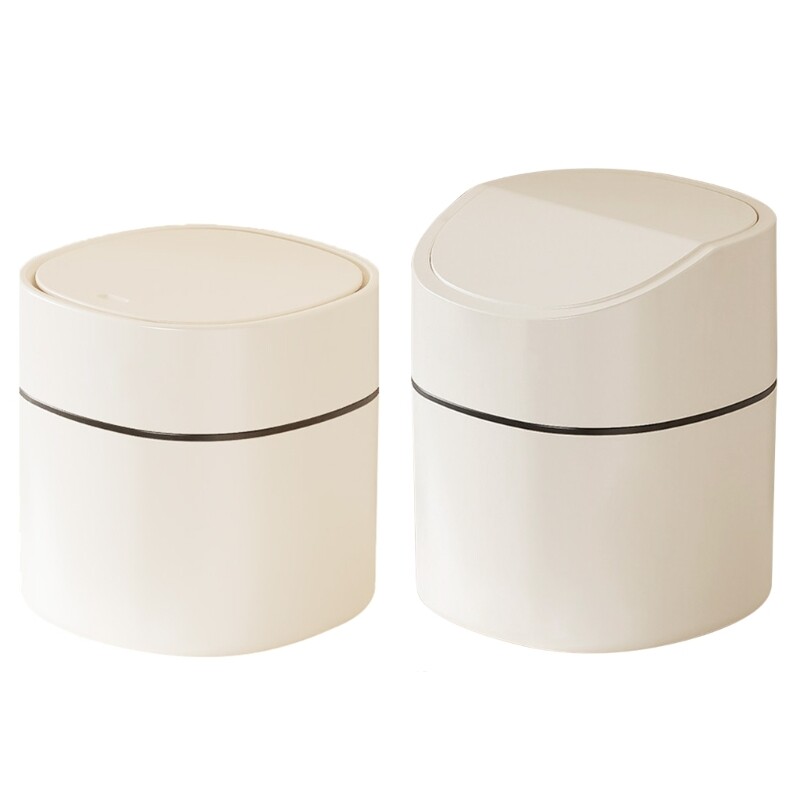 Waste Bin Convenient Tabletop Garbage Can Holder with Lid