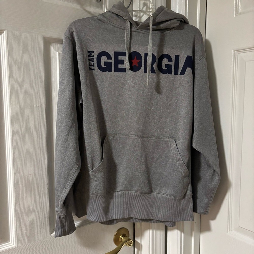 Cliff Keen Athletic Wrestling Team Georgia Gray Hoodie Size Medium