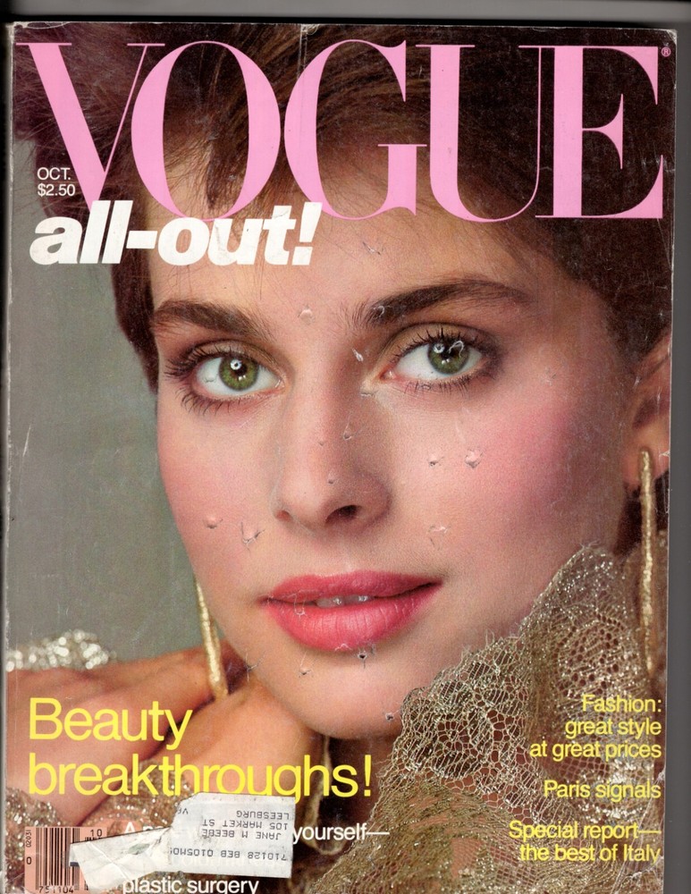 Vogue Mag October 1981 Nastassja Kinski Kelly LeBrock Kim Alexis Lady Diana FAIR